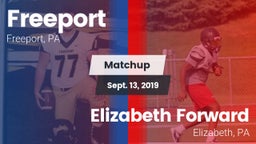 Matchup: Freeport vs. Elizabeth Forward  2019