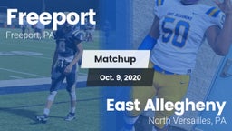 Matchup: Freeport vs. East Allegheny  2020