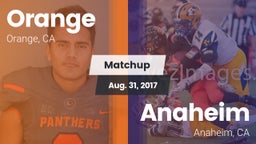Matchup: Orange vs. Anaheim  2017