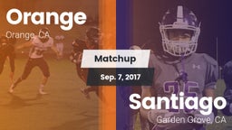 Matchup: Orange vs. Santiago  2017