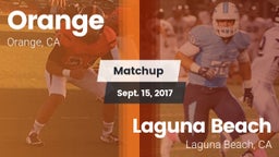 Matchup: Orange vs. Laguna Beach  2017