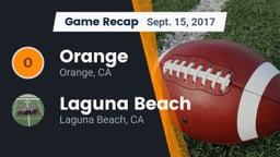 Recap: Orange  vs. Laguna Beach  2017