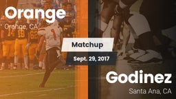 Matchup: Orange vs. Godinez  2017