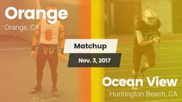 Matchup: Orange vs. Ocean View  2017