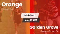 Matchup: Orange vs. Garden Grove  2019