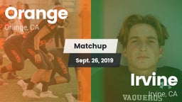 Matchup: Orange vs. Irvine  2019