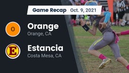 Recap: Orange  vs. Estancia  2021