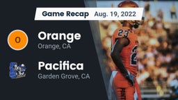 Recap: Orange  vs. Pacifica  2022