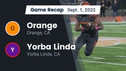 Recap: Orange  vs. Yorba Linda  2022