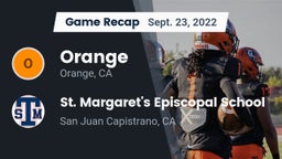 Recap: Orange  vs. St. Margaret's Episcopal School 2022