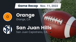 Recap: Orange  vs. San Juan Hills  2022