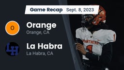 Recap: Orange  vs. La Habra  2023