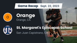 Recap: Orange  vs. St. Margaret's Episcopal School 2023
