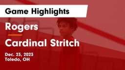 Rogers  vs Cardinal Stritch  Game Highlights - Dec. 23, 2023