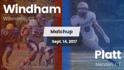 Matchup: Windham vs. Platt  2017