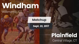 Matchup: Windham vs. Plainfield  2017
