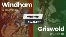 Matchup: Windham vs. Griswold  2017