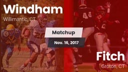 Matchup: Windham vs. Fitch  2017