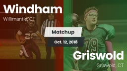 Matchup: Windham vs. Griswold  2018