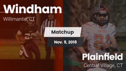Matchup: Windham vs. Plainfield  2018