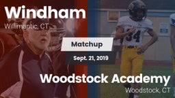 Matchup: Windham vs. Woodstock Academy  2019