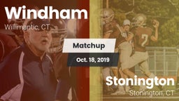 Matchup: Windham vs. Stonington  2019