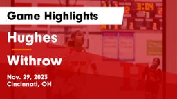 Hughes  vs Withrow  Game Highlights - Nov. 29, 2023