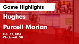 Hughes  vs Purcell Marian  Game Highlights - Feb. 22, 2024