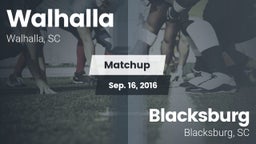 Matchup: Walhalla vs. Blacksburg  2016