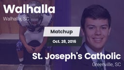 Matchup: Walhalla vs. St. Joseph's Catholic  2016