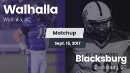 Matchup: Walhalla vs. Blacksburg  2017