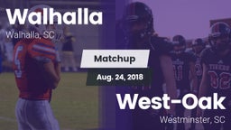 Matchup: Walhalla vs. West-Oak  2018