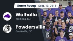 Recap: Walhalla  vs. Powdersville  2018