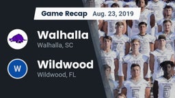 Recap: Walhalla  vs. Wildwood  2019