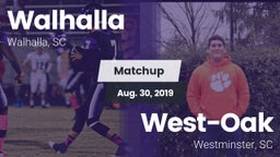 Matchup: Walhalla vs. West-Oak  2019