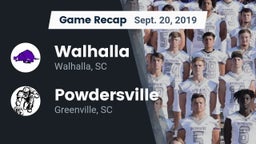 Recap: Walhalla  vs. Powdersville  2019