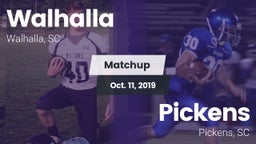 Matchup: Walhalla vs. Pickens  2019