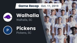 Recap: Walhalla  vs. Pickens  2019