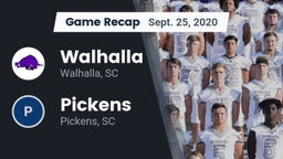 Recap: Walhalla  vs. Pickens  2020