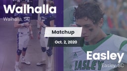 Matchup: Walhalla vs. Easley  2020