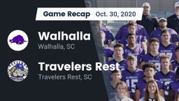 Recap: Walhalla  vs. Travelers Rest  2020