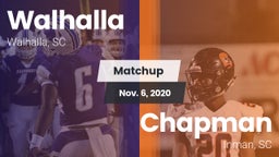 Matchup: Walhalla vs. Chapman  2020