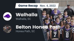 Recap: Walhalla  vs. Belton Honea Path  2022