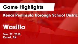 Kenai Peninsula Borough School District  vs Wasilla  Game Highlights - Jan. 27, 2018