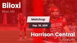 Matchup: Biloxi vs. Harrison Central  2016