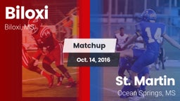 Matchup: Biloxi vs. St. Martin  2016