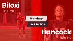 Matchup: Biloxi vs. Hancock  2016