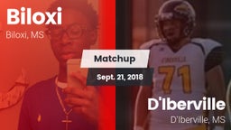 Matchup: Biloxi vs. D'Iberville  2018