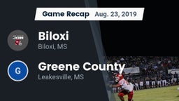 Recap: Biloxi  vs. Greene County  2019