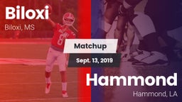 Matchup: Biloxi vs. Hammond  2019